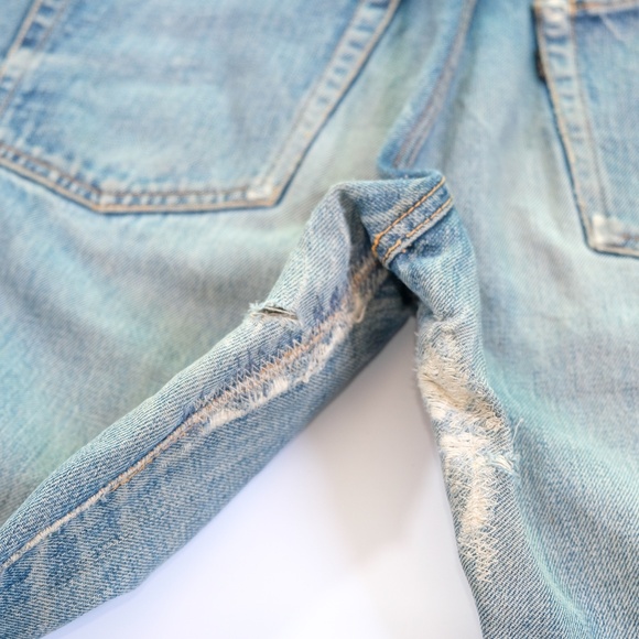 Vintage sewing chop by john bull selvedge distressed jeans (japan) - Picture 6 of 10